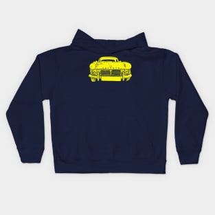 Triumph Spitfire 4 Mk2 1960s classic car yellow inversion Kids Hoodie